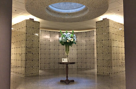Indoor Columbarium with Cremation Niches